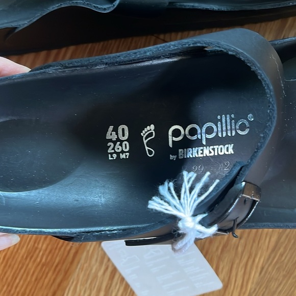 Birkenstock Gizeh PAP Flex Platform Leather Sandals Size 9 NWT - Picture 16 of 16